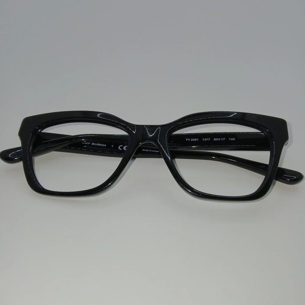 Tory Burch TY 2081 Womens Eyeglasses Frame Black Cat Eye Full Rim 50-17-140 mm